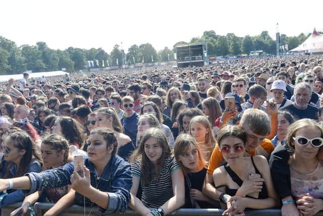 Tramlines at Hillsborough Park in 2019. It 'remains to be seen how such a mass gathering can be made safe enough' this summer, said Dr Andrew Lee. Picture: Dean Atkins.