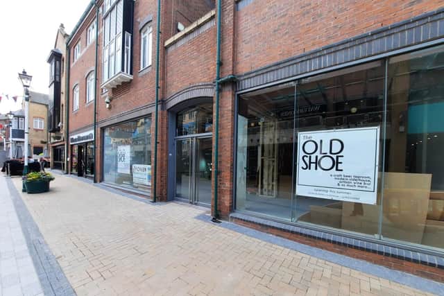 Old Shoe craft beer taproom, is opening in the form Schuh shoe shop.
