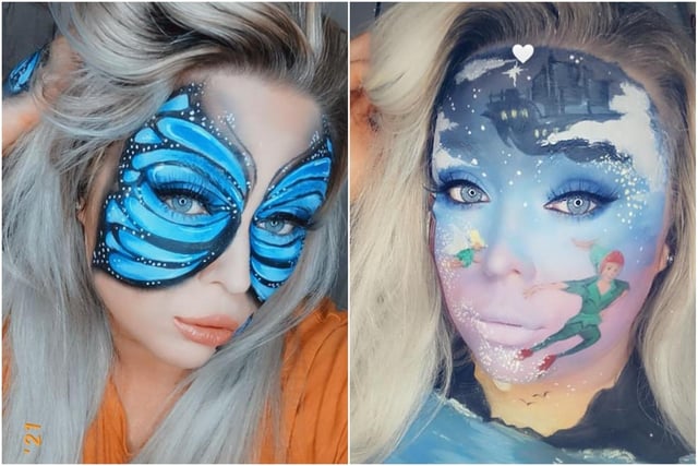 Hartlepool mum Carla Neville took her first steps to becoming a social media influencer after her eye-catching make-up designs caught the eye of cosmetic brands.