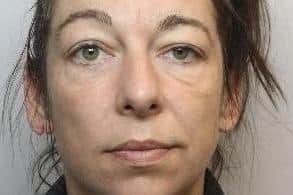 Pictured is Julie Evans, of Monsal Crescent, Athersley South, Barnsley, pleaded guilty to asssiting an offender and will be sentenced on December 21.