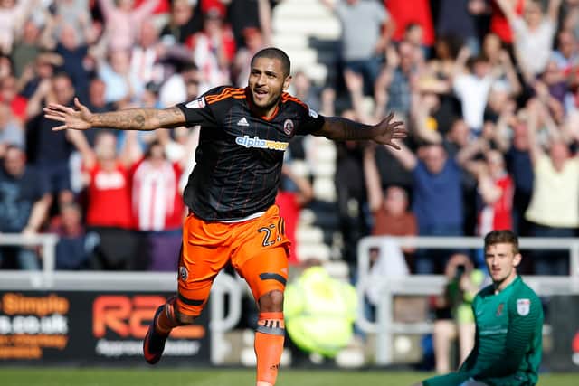 Leon Clarke, a veteran of Sheffield United's promotions rom League One and the Championship, is out of contract later this month: Simon Bellis/Sportimage