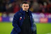 Sheffield United manager Paul Heckingbottom before the Sky Bet Championship match against Nottingham Forest: Mike Egerton/PA Wire.