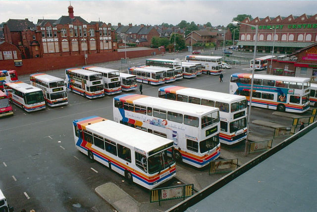The bus station was used by thousands of buses and passengers each week