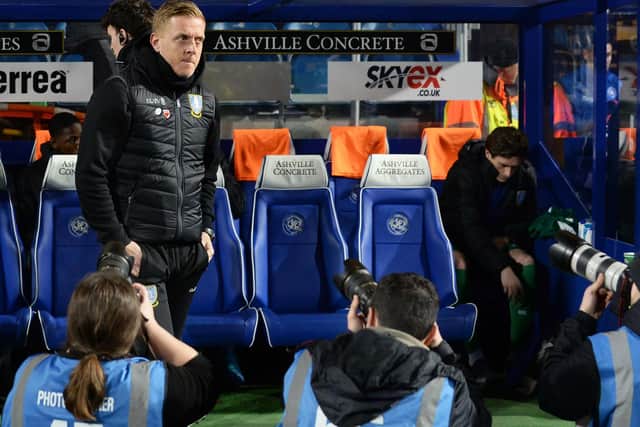 Sheffield Wednesday boss Garry Monk has been under pressure following a serious of poor results, but he's not showing it. Pic Steve Ellis