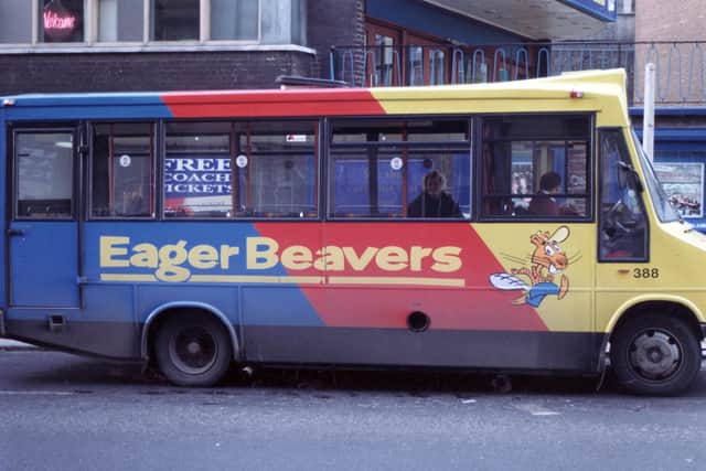 Sheffield Eager Beavers Bus - 2nd November 1992