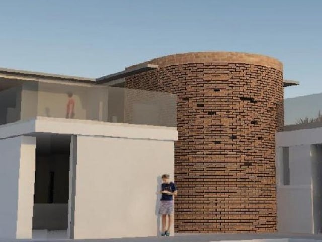 An artist's impression of how the building could look after its transformation