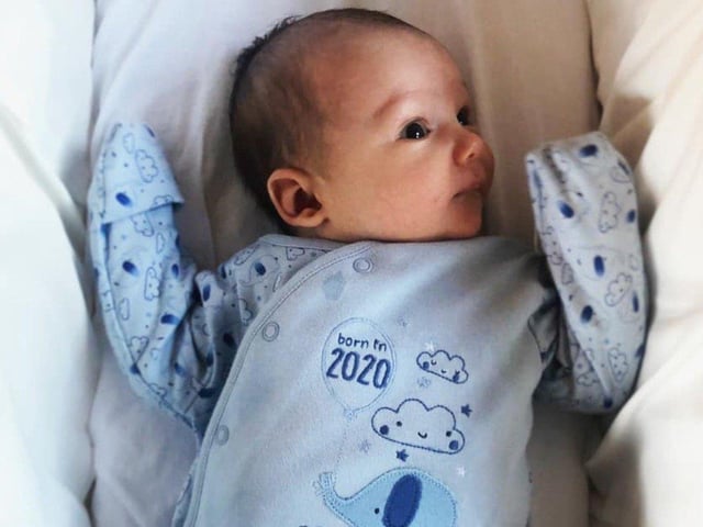 Max Harry John Uphill was born on April 14.