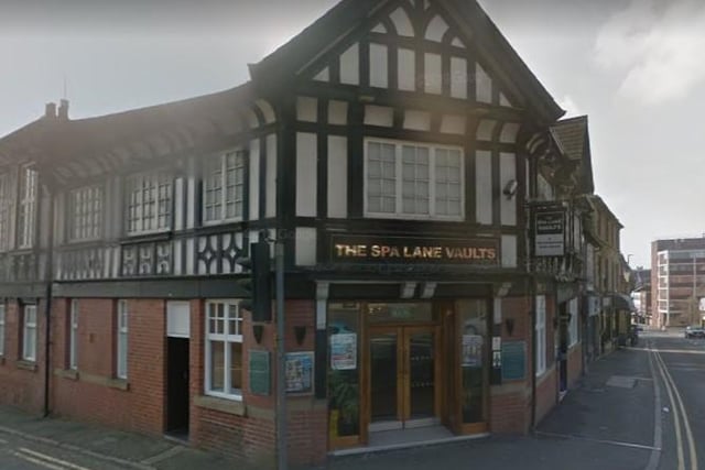 Spa Lane Vaults, 34 St Mary's Gate, Chesterfield S41 7TH. This pub also has a hygiene rating of 5.