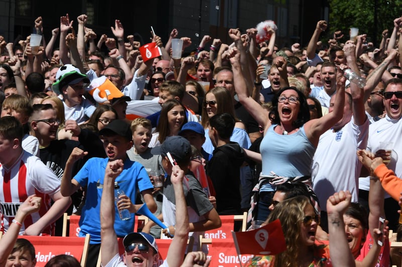 England score and the fans love it. Were you pictured?