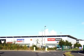 The Sports Direct warehouse in Shirebrook