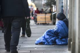 Photo of rough sleeper used for illustrative purposes. (Picture: Lisa Ferguson)