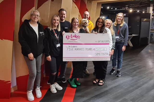 The Sumo furniture sale raised £500 for St Luke's