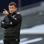 Sheffield United's Interim manager Paul Heckingbottom: JUSTIN SETTERFIELD/POOL/AFP via Getty Images