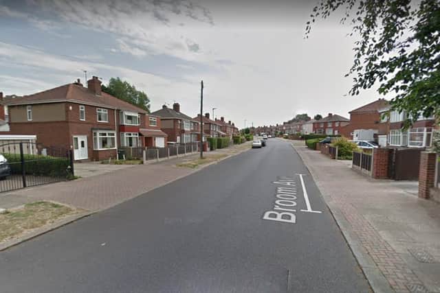 Two boys were threatened in a knifepoint robbery at their home in Broom Avenue, Broom, Rotherham