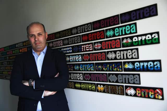 Roberto Gandolfi, Errea’s vice-president - Sheffield United have entered into an agreement with the Italian sportswear company
