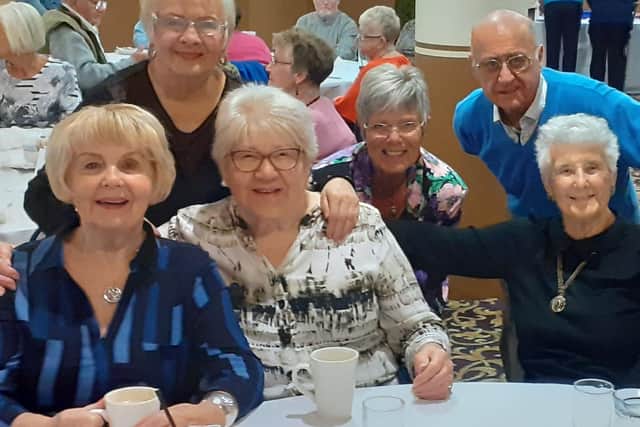 Guests enjoy the fun at a Friendship Lunch