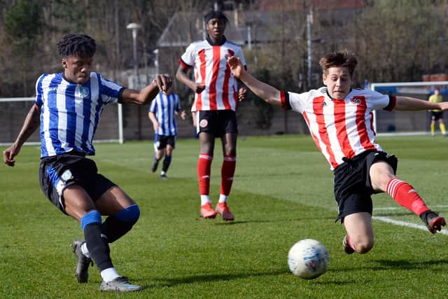 Sheffield Wednesday's youngsters feel to defeat to their city rivals Sheffield United.