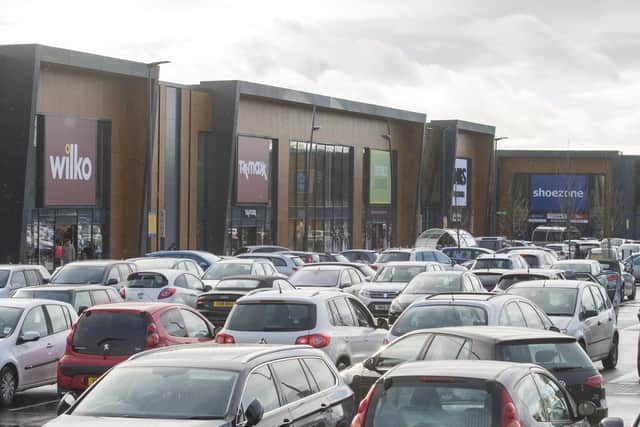 St James Retail Park at Meadowhead, Sheffield, which stands on part of the old military airfield called RFC/RAF Greenhill or Coal Aston