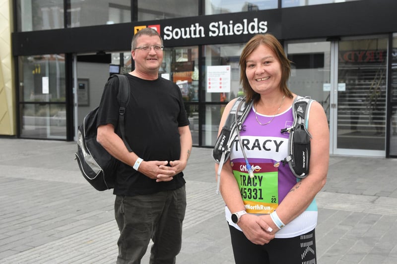 Rob and Tracy Hearne from Oxfordshire stayed in South Shields ahead of the Great North Run on Sunday.