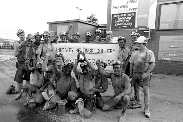 Bentinck Colliery pit record 1992
Miners smashed the old record of 55,000 tonnes with a massive 61,000 tonnes