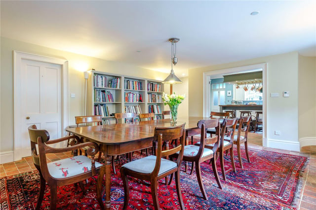 Ideal for family meals and entertaining guests, the formal dining room is generously sixes and has a large storage cupboard, and access to the kitchen.