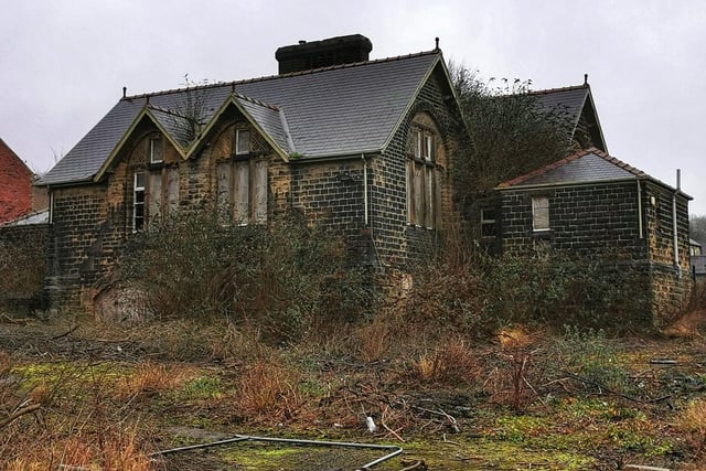 Inside the old Grenoside Junior and Infant School, on Norfolk Hill, Sheffield