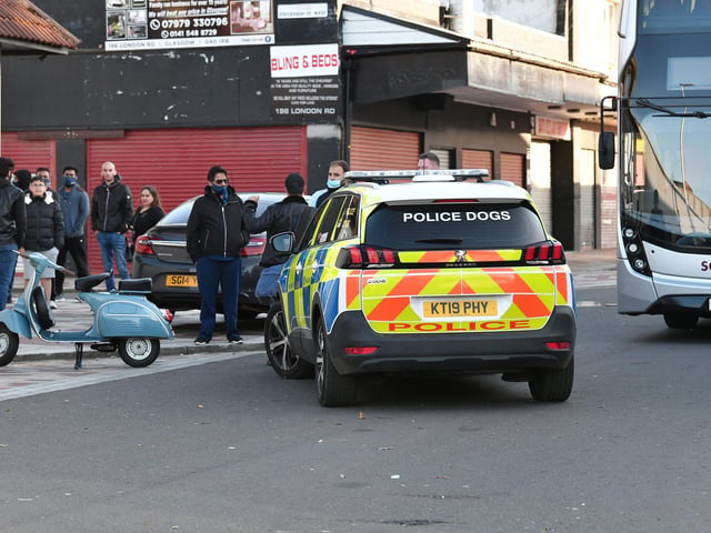 Police came on to the set at one point, for reasons yet to be verified.