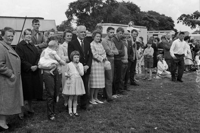 Crowds enjoying the Queensferry Gala day in June 1963.