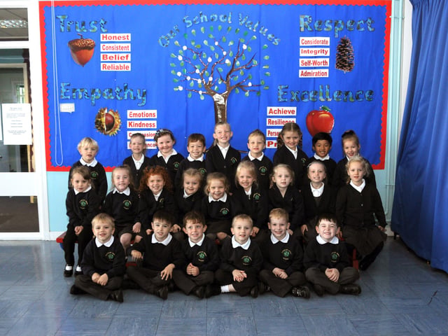 Year R Starters 2021 Ranvilles Infant School Oldbury Way Fareham - Ladybirds Class. Picture: Alice Mills