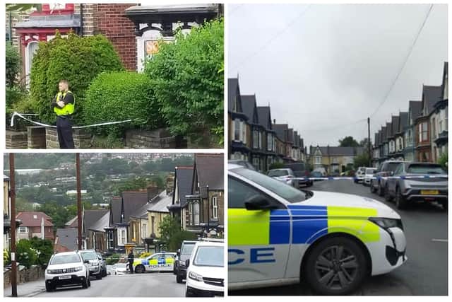 A woman has been arrested as part of an investigation into a death in Hillsborough, Sheffield, which is being treated as murder (Photos: Alastair Ulke)
