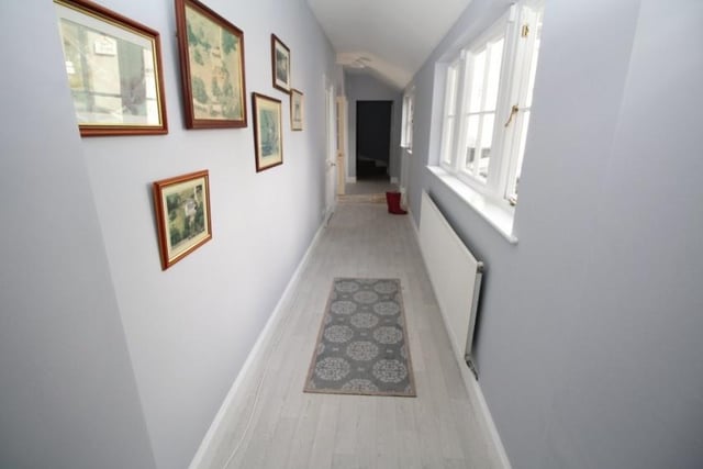 From this hallway, you’ll be able to reach most of the amazing bedrooms that the home has to offer