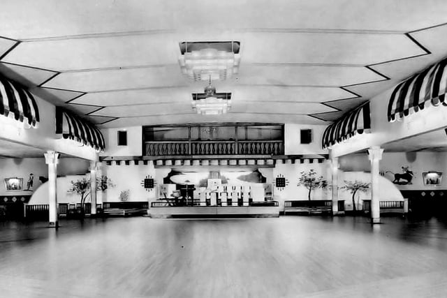 Who remembers the Rink? Here is the inside of the dance hall in 1957. Photo: Bill Hawkins.