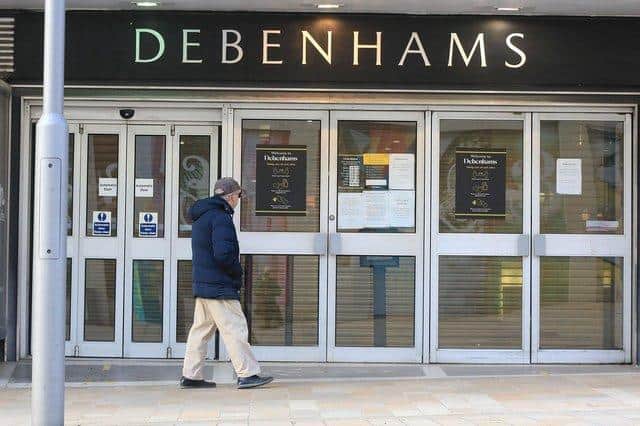 These are the five stores missed most by Sheffield shoppers: Debenhams on The Moor. Pic by Chris Etchells