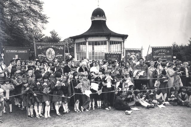 Weston Park's Whit Sing in 1980
