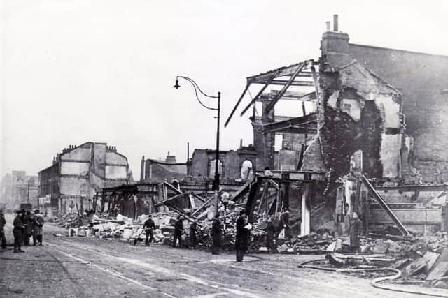 Utter devastation on The Moor in Sheffield was witnessed by a 16-year-old Jack Hambleton