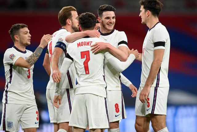 Will it still be all smiles for England by the end of Euro 2020? (Photo by Michael Regan/Getty Images)