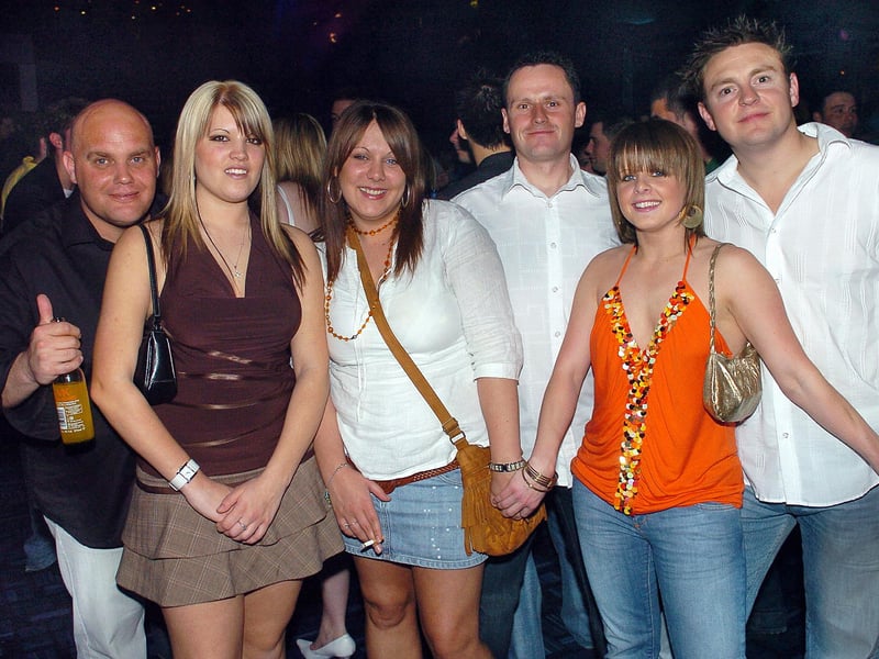 People enjoying a night at Time & Envy nightclub at South Parade, Southsea in 2005.