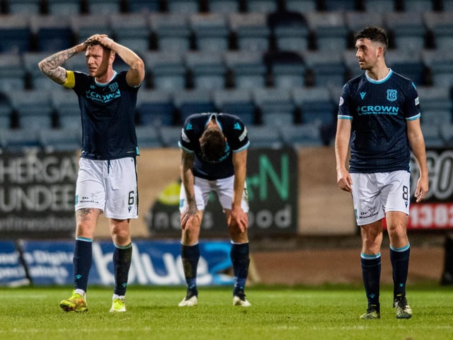 Dundee were without manager Mark McGhee for the 1-0 loss to St Mirren which left them bottom of the Scottish Premiership. McGhee, who is currently serving a touchline ban, returned a positive Covid-19 test. Dundee have now failed to win any of their last five matches since James McPake was sacked and remain one point adrift. (Various)