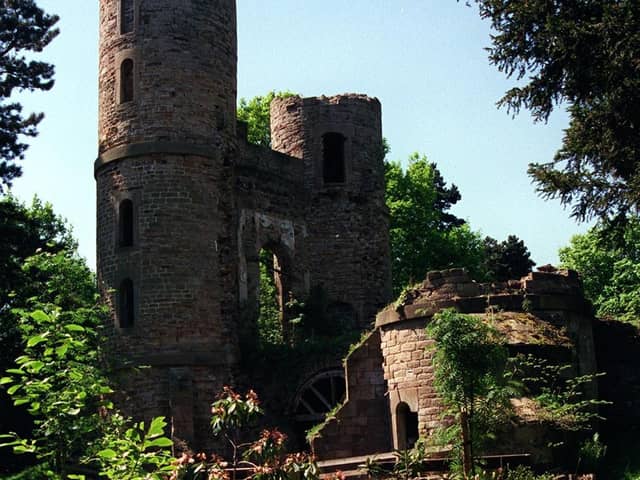 A teenage boy fell from the top of a tower at Wentworth Castle, pictured