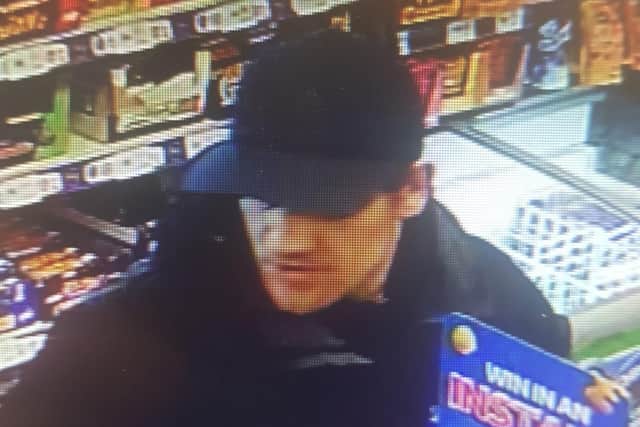 Do you recognise this man? He may have information about a robbery in Cherrytree Road.