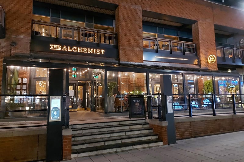 The Alchemist cocktail bar in Gunwharf Quays is known for its lovely atmosphere and good food. They do a range of top whiskys as well and serve mulled wine over the festive season