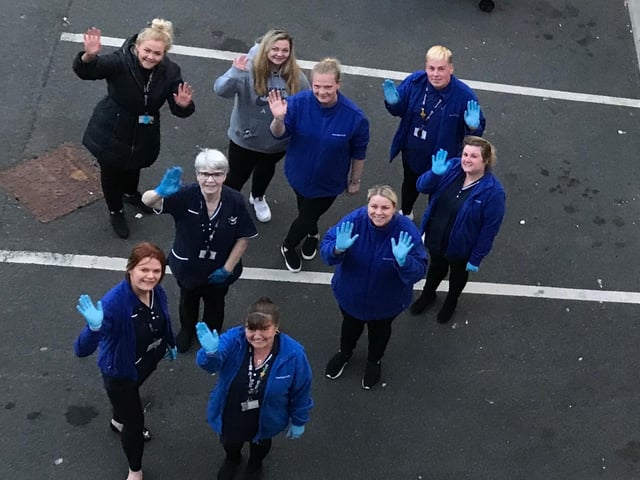 Margaret Storey: Just a few of the wonderful staff who are keeping us all safe 24 hours a day at Keelboat Lodge Hendon.