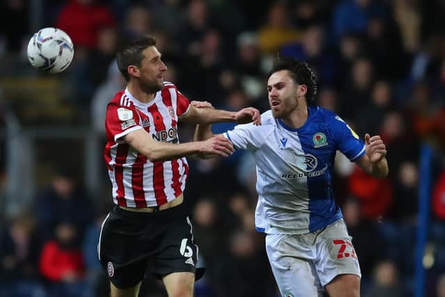 Sheffield United can consolidate their Championship play-off position when they take on fellow promotion-chasers Blackburn Rovers at Bramall Lane on Wednesday. Photo: Simon Bellis/Sportimage.