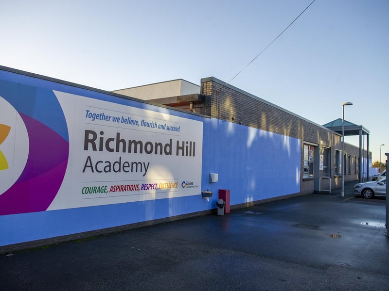 The Richmond Hill Academy, located on Clark Lane, East End Park, scored an overall rating of 'Well Below Average' and an average KS2 score of 100.