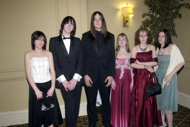 Mexborough Sixth Form leavers in 2006. At the Danum hotel.