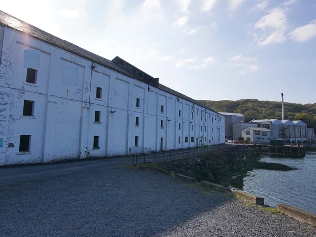 Ok so we've had to move some of the external lettering but there's no mistaking this distillery. REGION: Islay. Picture: Shutterstock