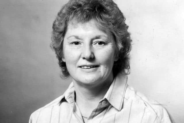 Pat Midgley pictured in 1986