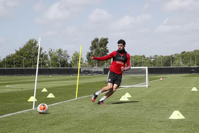 John Egan and his Sheffield United team mates returned to group training this week, as the Premier League's 'Project Restart' ramps upSimon Bellis/Sportimage