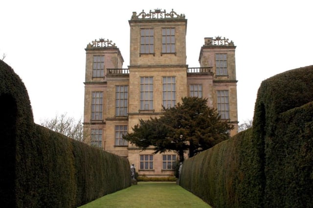 This Elizabethan country house was digitally altered and used as Malfoy Manor in the famous Harry Potter films. It was also used  in the 10-part BBC series Mistress of Hardwick, broadcast in 1972. The series followed the hall's creator Bess of Hardwick.