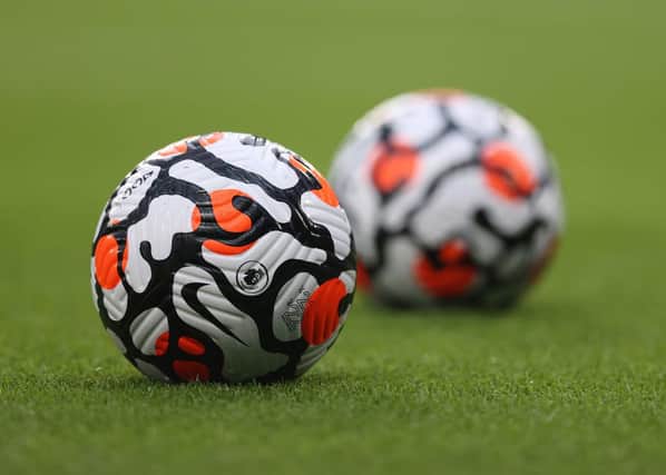 Premier League match ball (Photo by Catherine Ivill/Getty Images)